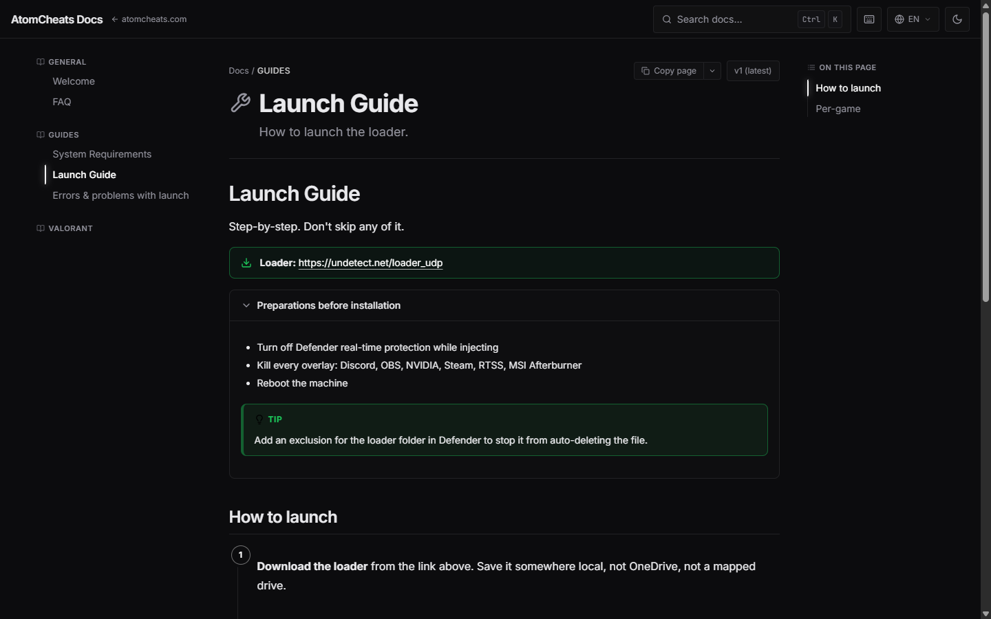 DocsWeb, screenshot 1