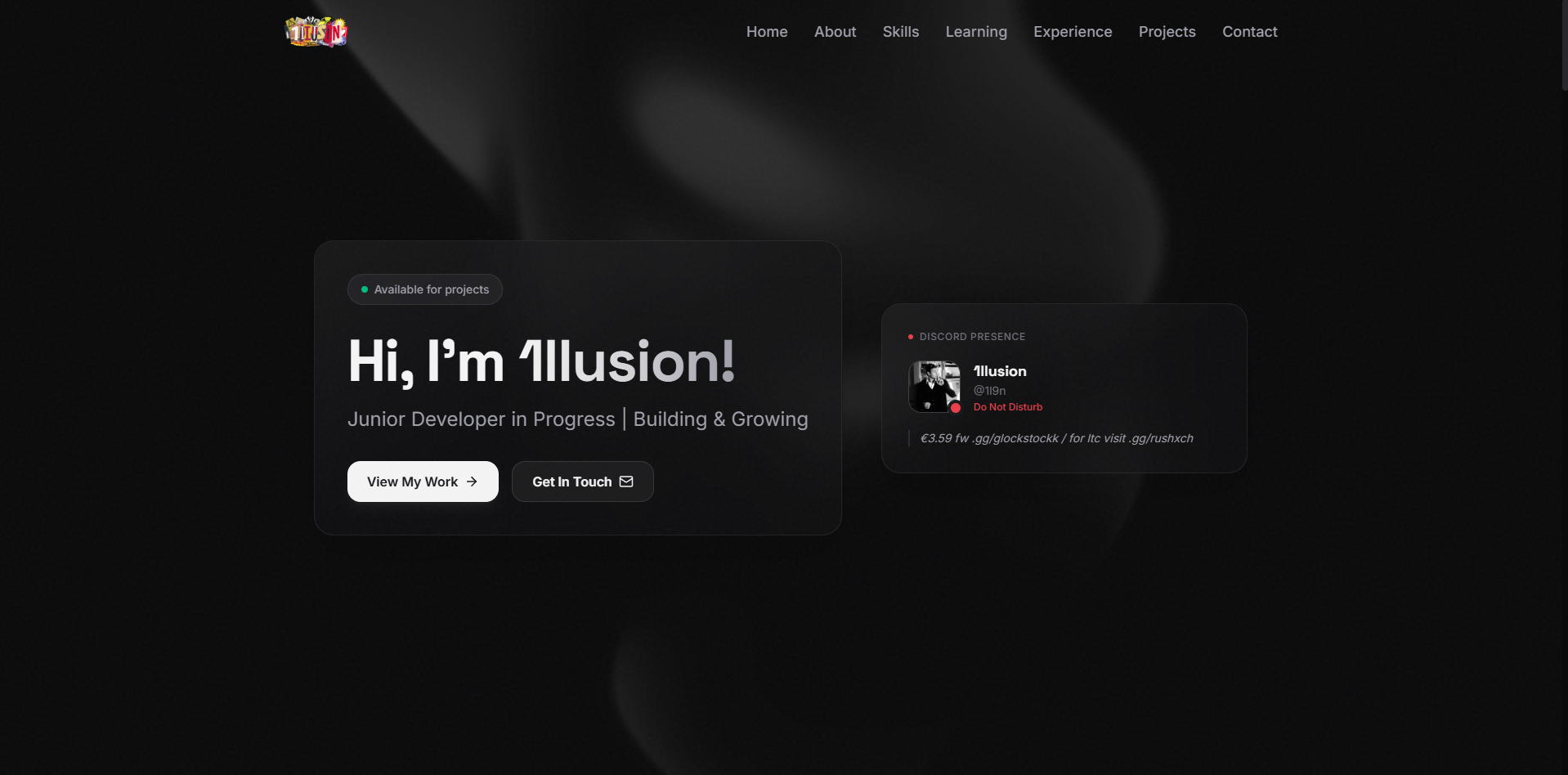 1llusion.dev, screenshot 1